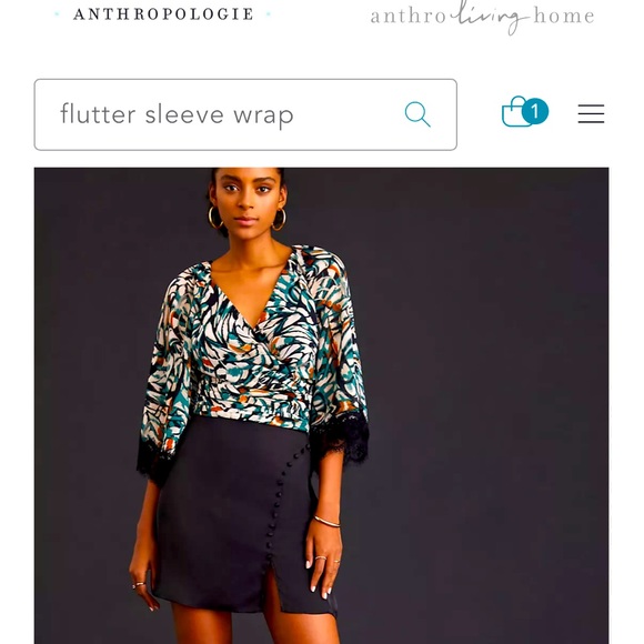 Anthropology Flutter Sleeve Wrap.  Still in stores now! - Picture 1 of 9